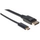 Przewód USB 3.1 Typ-C do 4K DisplayPort Manhattan 152471