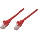 Intellinet 318952 Kabel sieciowy LAN 1m czerwony RJ45 kat.5e UTP 100% miedzi
