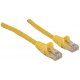 Przewód sieciowy LAN RJ45 0,5m żółty kat.5e UTP miedziany Intellinet 325165