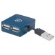 Hub USB 2.0 4 porty Manhattan 160605