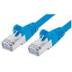 Przewód Ethernet Kat5e FTP 10m niebieski Intellinet 332071