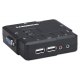 Manhattan 151252 - VGA/USB KVM Switch 2x1 z obsługą audio i mikrofonu