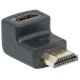 Adapter katowy HDMI dolny Manhattan 353519