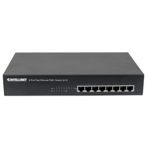 Switch Ethernet 8x RJ45 10/100 Mb/s 4x PoE/PoE+ 70W