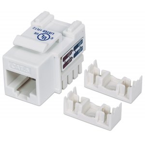 MODUŁ KEYSTONE RJ45 UTP CAT6 BIAŁY