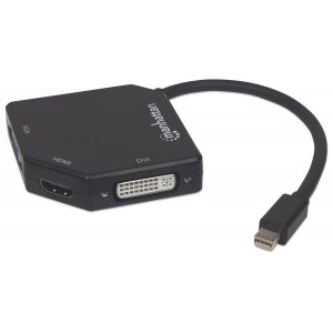 Adapter Mini DisplayPort na HDMI 4K lub VGA/DVI 1080p