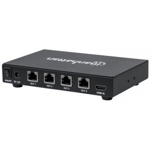 4-Portowy Extender HDMI 1080p Nadajnik po Skrętce Kat6 50m