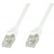 KABEL KROSOWY PATCHCORD U/UTP CAT6 15M BIAŁY 100% MIEDŹ