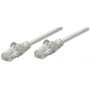 PATCH CORD CAT5E UTP 15M SZARY 100% MIEDŹ