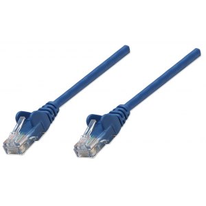 PATCH CORD CAT5E UTP 15M NIEBIESKI 100% MIEDŹ