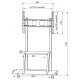 Wymiary stojaka Techly ICA-TR30 105575