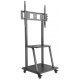 STOJAK MOBILNY TV LED/LCD/PDP 37-100 CALI 150KG Z PÓŁKĄ
