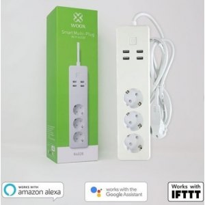 Inteligentna Smart Listwa WiFi 3Gniazda Schuko, 4USB R4028