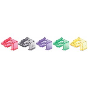 Klips Naprawczy Wtyku RJ45 Zestaw 50 Sztuk Wielokolorowy