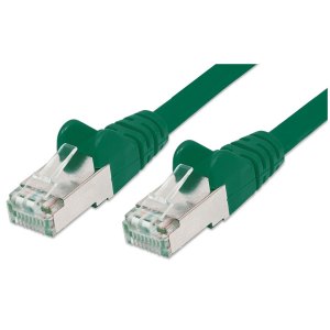 Patch Cord Kat5e FTP RJ45 1m Zielony 100% Miedź Intellinet