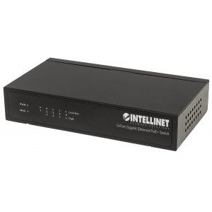 Switch Gigabit 5 portów RJ45 POE+, desktop