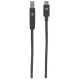 KABEL USB 3.1 GEN1 C-B M/M 2M CZARNY SUPERSPEED USB-C