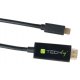 KABEL ADAPTER USB-C DP ALT MODE NA HDMI M/M 2M CZARNY