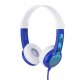 BuddyPhones Connect Blue, BP-CO-BLUE-01-K - Słuchawki dla dzieci 3+ Ograniczeniem Głośności  85dB , z Rozdzielaczem Audio BuddyJ