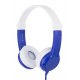 BuddyPhones Connect Blue, BP-CO-BLUE-01-K - Słuchawki dla dzieci 3+ Ograniczeniem Głośności  85dB , z Rozdzielaczem Audio BuddyJ