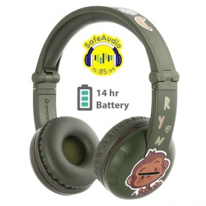 Słuchawki Bluetooth dla Dzieci 3+ Play 75/85/94dB Zielone