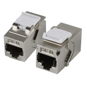 Adapter zatrzaskowy Keystone RJ45 STP, Cat.6A