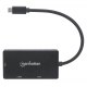 KONWERTER ADAPTER USB-C 3.1 NA HDMI/DVI/VGA MUTIPORT