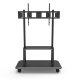 Techly ICA-TR31 - Stojak mobilny do telewizora LED/LCD 55-120 150kg - widok od fronu