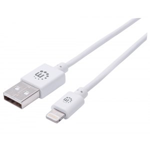 Kabel USB-A 2.0 - Apple Lightning 8-Pin MFi 3m Biały