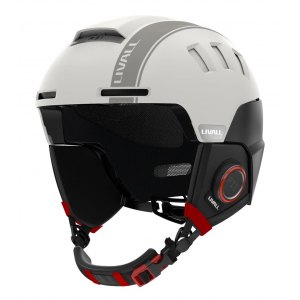 Kask Narciarski Livall RS1 Bluetooth PTT Alert SOS Biały