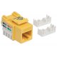 Intellinet 210133 - Moduł Keystone RJ45 U/UTP Cat5e Punch-Down Żółty