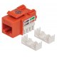 Intellinet 210577 - Moduł Keystone RJ45 U/UTP Cat5e Punch-Down Pomarańczowy