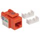 Intellinet 210577 - Moduł Keystone RJ45 U/UTP Cat5e Punch-Down Pomarańczowy