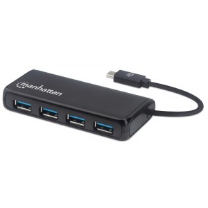 4-Portowy Hub USB 3.2 Gen1 4x USB-A na złączu USB-C 5Gbps