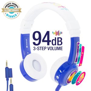 Słuchawki Podróżne dla Dzieci 3+ InFlight 75/85/94dB Blue