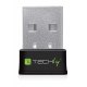 Techly I-WL-USB-600TY - Dwupasmowa mini bezprzewodowa karta sieciowa USB AC600