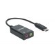 Manhattan 153317 - Karta muzyczna na USB-C - widok z prawej strony