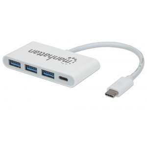 3-Portowy Hub USB-C 3.1 Gen1 3x USB-A z Portem USB-C PD