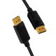 Techly ICOC DSP-A14-010NT - Kabel DP-DP 1.4 8K 1m czarny