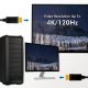 Techly 109269 - Kabel DisplayPort 1m - Rozdzielczość 4K przy 120Hz