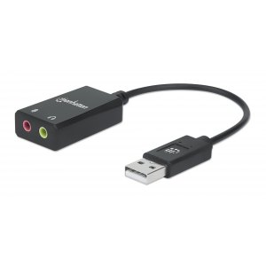 Karta Dźwiękowa Stereo 2.1 na Kablu USB-A 11cm