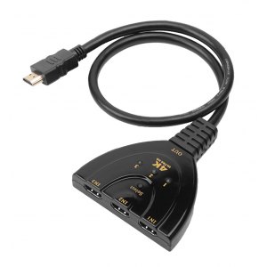 3-Portowy Przełącznik HDMI 3x1 4K*30Hz Pigtail