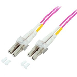 Patchcord światłowodowy OM4 50/125 MM LC-LC Duplex 1m