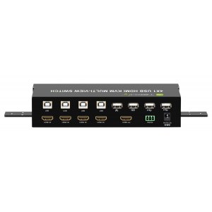 Przełącznik KVM HDMI/USB 4x1 MultiViewer 4w1 FullHD 1080p