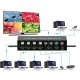 Techly 108255 Przełącznik KVM HDMI/USB 4-Port MultiView 4w1