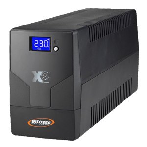 Zasilacz awaryjny UPS 1000VA LCD Touch 1000 Infosec 2xSchuko