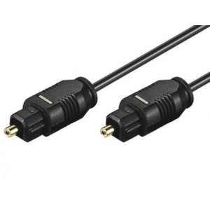 Optyczny Kabel Audio Toslink Cyfrowy SPDIF 1m Czarny