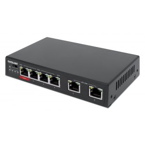 Switch 6 portów RJ45 10/100 w tym 3x PoE i 1x High-Power PoE