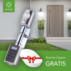 Zestaw Smart Zamek R7056 wraz z Bramką ZigBee R7070 Gateway