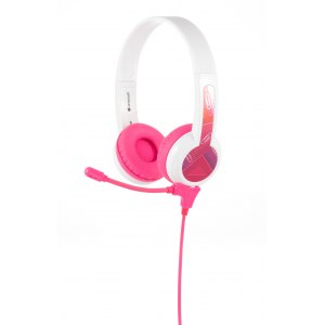 Słuchawki z Mikrofonem dla Dzieci 3+ 85dB StudyBuddy Pink